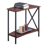 Tucson Wedge End Table - Contemporary Styling with Bottom