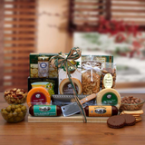 Ultimate Gourmet Nut & Sausage Board - meat and cheese gift - sausage and cheese gift - WhatYouNeedSales