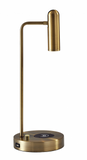 Ultra Sleek Brass Metal Led Desk Lamp - WhatYouNeedSales