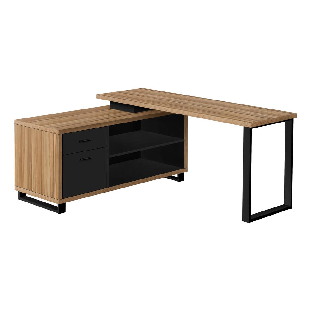 BEST BLACK EXECUTIVE CORNER COMPUTER DESK - Ember Workspace - WhatYouNeedSales