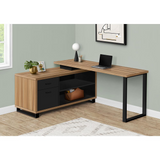 BEST BLACK EXECUTIVE CORNER COMPUTER DESK - Ember Workspace - WhatYouNeedSales