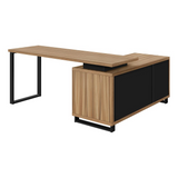 BEST BLACK EXECUTIVE CORNER COMPUTER DESK - Ember Workspace - WhatYouNeedSales