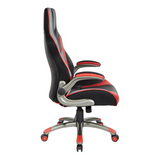 Uplink Gaming Chair in Faux Leather with Red Accents, UPK25 - WhatYouNeedSales