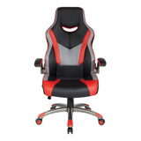 Uplink Gaming Chair in Faux Leather with Red Accents, UPK25 - WhatYouNeedSales