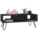 Vassel Coffee Table, Four Legs,  Two Shelves - WhatYouNeedSales