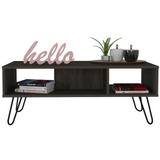 Vassel Coffee Table, Four Legs,  Two Shelves - WhatYouNeedSales