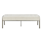 Venturi Fabric Tufted Bench - WhatYouNeedSales