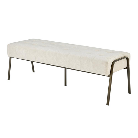 Venturi Fabric Tufted Bench - WhatYouNeedSales