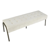 Venturi Fabric Tufted Bench - WhatYouNeedSales