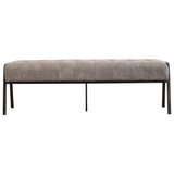 Venturi PU Leather Tufted Bench - WhatYouNeedSales