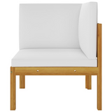 vidaXL 2-seater Patio Bench with Cushions Solid Acacia Wood - WhatYouNeedSales