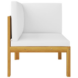 vidaXL 2-seater Patio Bench with Cushions Solid Acacia Wood - WhatYouNeedSales