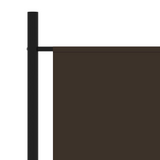 vidaXL 3-Panel Room Divider Brown 102.4"x70.9" - WhatYouNeedSales