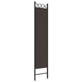 vidaXL 3-Panel Room Divider Brown 47.2"x78.7" Fabric - WhatYouNeedSales