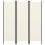 vidaXL 3-Panel Room Divider Cream White 59.1"x70.9" - WhatYouNeedSales