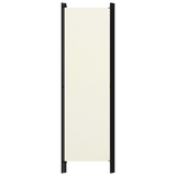 vidaXL 3-Panel Room Divider Cream White 59.1"x70.9" - WhatYouNeedSales