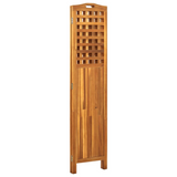 vidaXL 3-Panel Room Divider 47.6"x0.8"x66.9" Solid Acacia Wood - WhatYouNeedSales