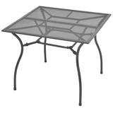 vidaXL 3 Piece Patio Dining Set Steel Anthracite - Stylish