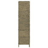 vidaXL 4-Panel Room Divider Brown 60.6"x63" Water Hyacinth - WhatYouNeedSales