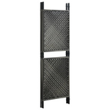 vidaXL 4-Panel Room Divider Poly Rattan Anthracite 94.5"x78.7" - WhatYouNeedSales