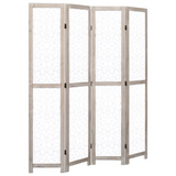 vidaXL 4-Panel Room Divider White 55.1"x65" Solid Wood - WhatYouNeedSales