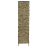 vidaXL 5-Panel Room Divider Brown 76"x63" Water Hyacinth - WhatYouNeedSales