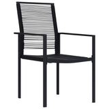 vidaXL 5 Piece Patio Dining Set - Outdoor Table and Chairs