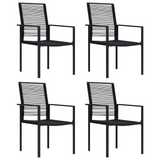 vidaXL 5 Piece Patio Dining Set - Outdoor Table and Chairs