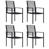 vidaXL 5 Piece Patio Dining Set - Sturdy Steel Frames