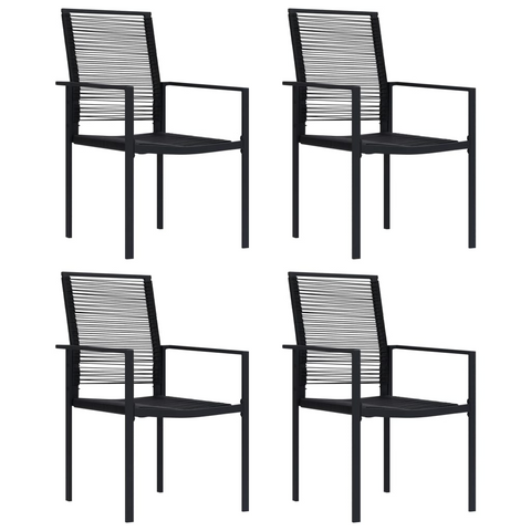 vidaXL 5 Piece Patio Dining Set - Sturdy Steel Frames