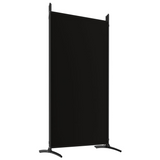 vidaXL 6-Panel Room Divider Black 204.7"x70.9" Fabric - WhatYouNeedSales