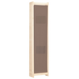 vidaXL 6-Panel Room Divider Brown 94.5"x66.9"x1.6" Fabric - WhatYouNeedSales