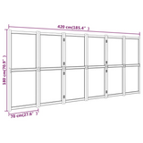 vidaXL 6-Panel Room Divider Cream White 165.4"x70.9" - WhatYouNeedSales