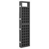 vidaXL 6-Panel Room Divider/Trellis Solid Fir Wood Black 95.5"x70.9" - WhatYouNeedSales