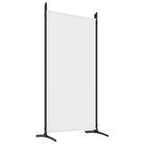 vidaXL 6-Panel Room Divider White 204.7"x70.9" Fabric - WhatYouNeedSales