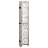 vidaXL 6-Panel Room Divider White 82.7"x65" Solid Wood - WhatYouNeedSales