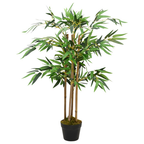 vidaXL Artificial Bamboo Plant Twiggy with Pot 35.4" - WhatYouNeedSales