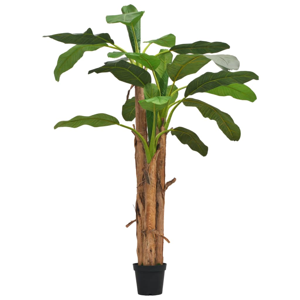 vidaXL Artificial Banana Tree with Pot 98.4" Green - WhatYouNeedSales