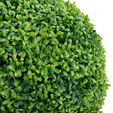 vidaXL Artificial Boxwood Plant with Pot Ball Shaped Green 28" - WhatYouNeedSales