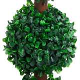 vidaXL Artificial Boxwood Plant with Pot Ball Shaped Green 35.4" - WhatYouNeedSales