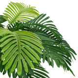 vidaXL Artificial Cycas Palm with Pot 63" Green - WhatYouNeedSales