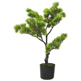 vidaXL Artificial Pinus Bonsai with Pot 23.6" Green - WhatYouNeedSales