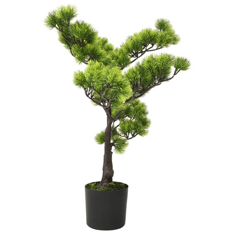 vidaXL Artificial Pinus Bonsai with Pot 23.6" Green - WhatYouNeedSales