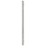 vidaXL Bathroom Mirror Concrete Gray 39.4"x0.6"x14.6" Engineered Wood - WhatYouNeedSales