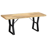 vidaXL Bench 43.3" Solid Mango Wood - WhatYouNeedSales