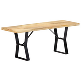 vidaXL Bench 43.3" Solid Mango Wood - WhatYouNeedSales