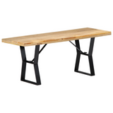 vidaXL Bench 43.3" Solid Mango Wood - WhatYouNeedSales