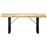 vidaXL Bench 43.3" Solid Mango Wood - WhatYouNeedSales