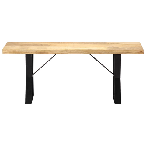 vidaXL Bench 43.3" Solid Mango Wood - WhatYouNeedSales