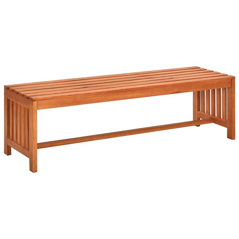 vidaXL Patio Bench 51.2" Solid Eucalyptus Wood - WhatYouNeedSales